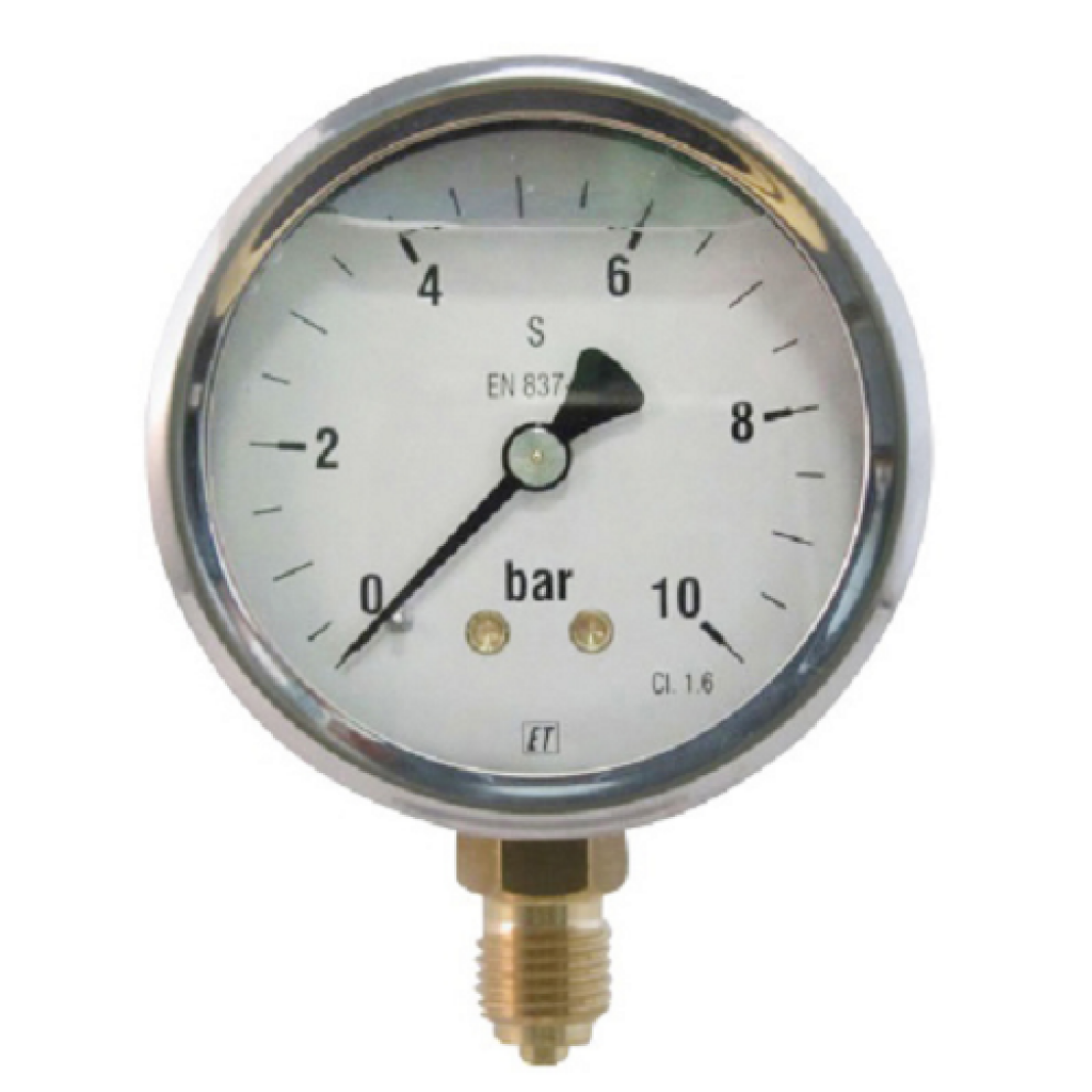 Bosma-Controls manometer 63mm 10 bar