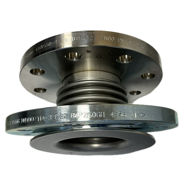 Verlopende flex flensadapter DN80-PN16/DN50-PN16 - Afbeelding 2